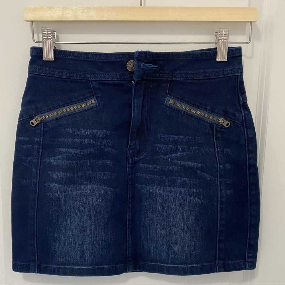 Abercrombie & Fitch Denim Mini Skirt (Size 2)